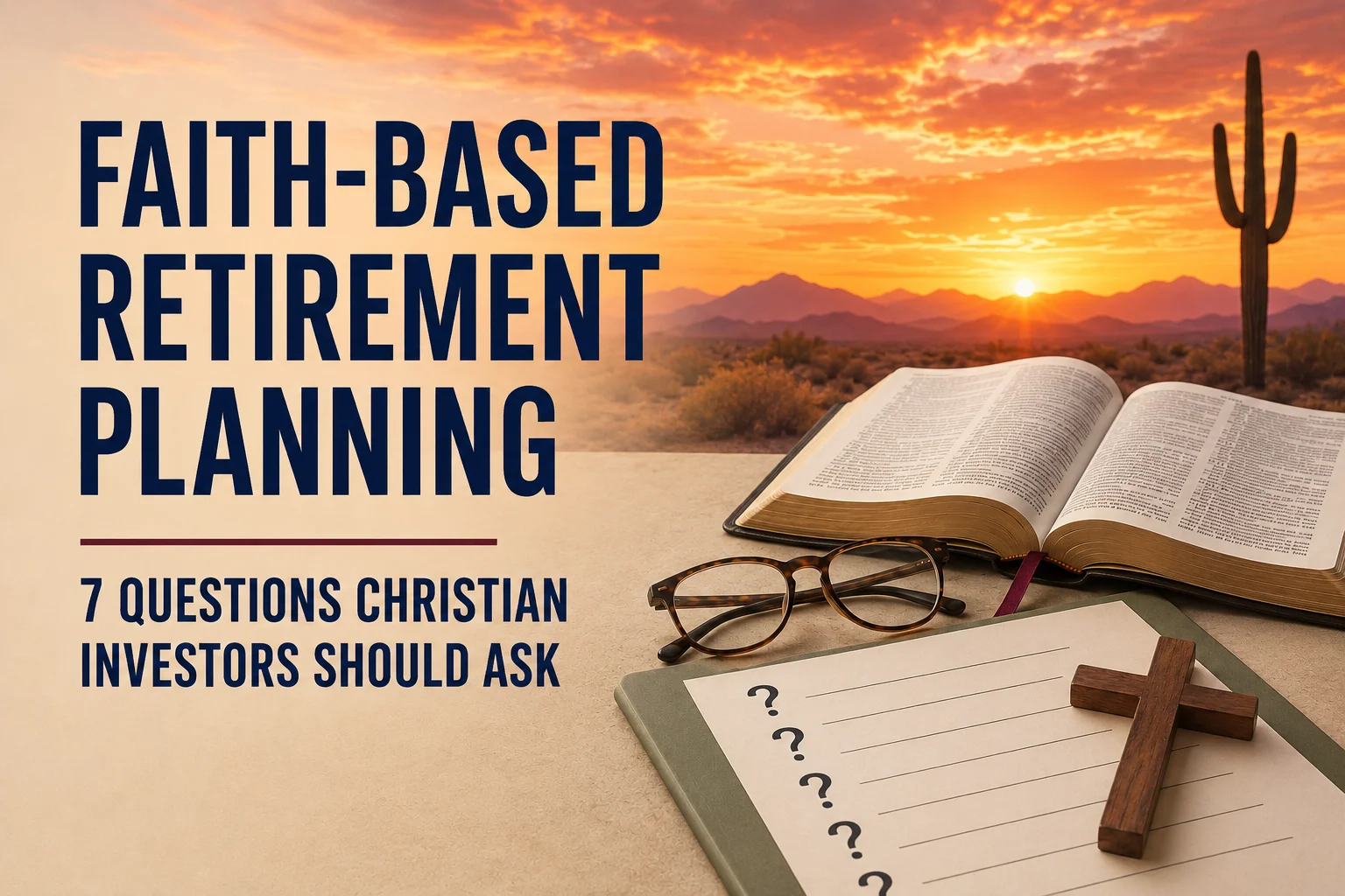 Faith-Based Retirement Planning In Phoenix: 7 Questions Christians Should Ask Before Retiring